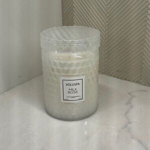 Voluspa Milk Rose Candle in Cream 18oz